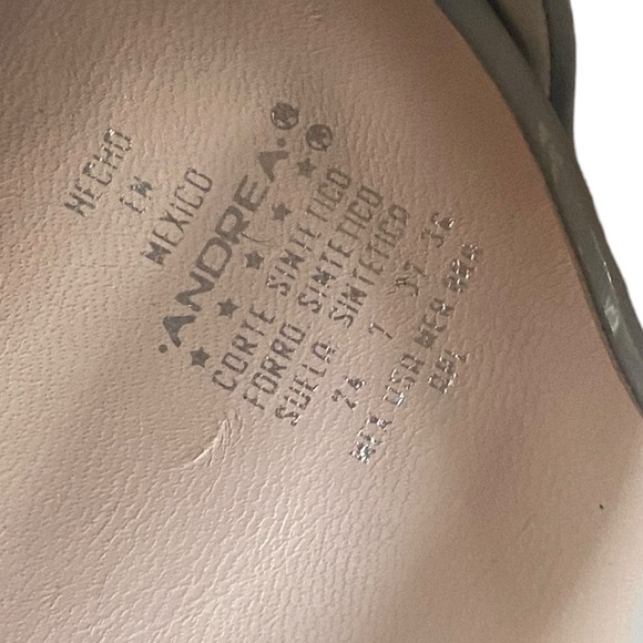 ANDREA Baby Blue Stiletto’s 4 1/2” Heel Double Ankle Strap Women’s Size 7 ECU - Picture 8 of 16